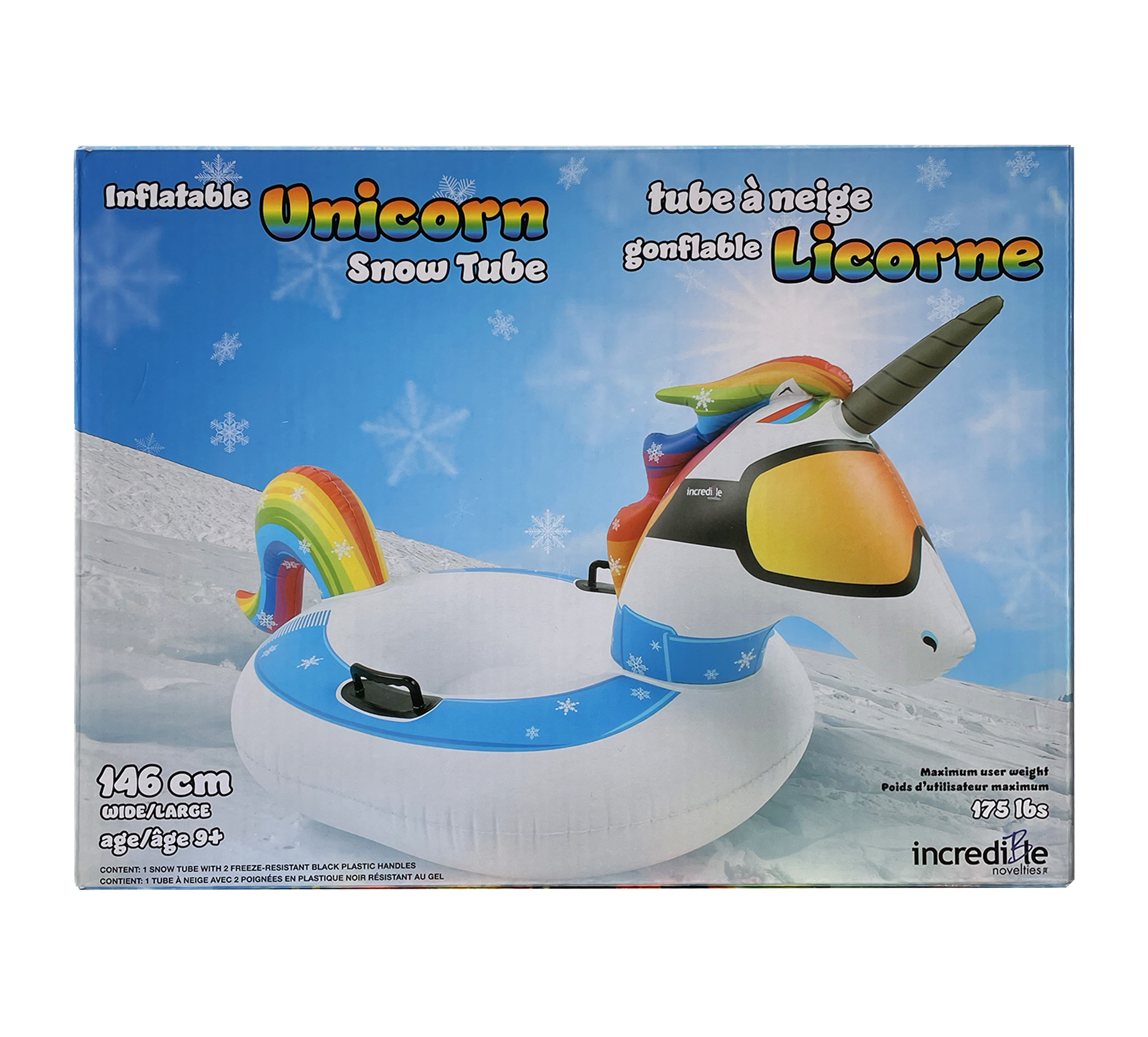 unicorn snowtube  box 